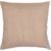 Anaya So Soft Linen Euro Pillow With Down Alternative Insert In Camel
