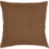 Anaya So Soft Linen Euro Pillow With Down Alternative Insert In Caramel