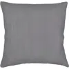 Anaya So Soft Linen Euro Pillow With Down Alternative Insert In Classic Grey