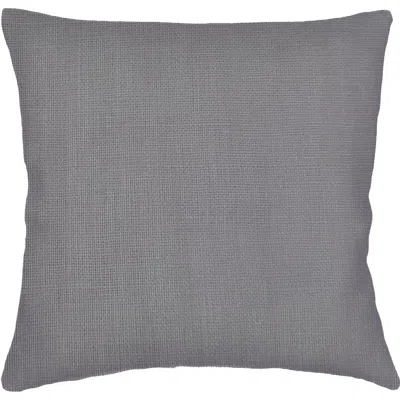 Anaya So Soft Linen Euro Pillow With Down Alternative Insert In Classic Grey