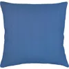 Anaya So Soft Linen Euro Pillow With Down Alternative Insert In Cobalt Blue