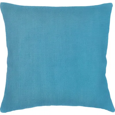 Anaya So Soft Linen Euro Pillow With Down Alternative Insert In Island