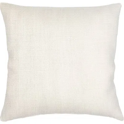 Anaya So Soft Linen Euro Pillow With Down Alternative Insert In Ivory