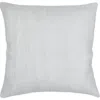 Anaya So Soft Linen Euro Pillow With Down Alternative Insert In Light Grey