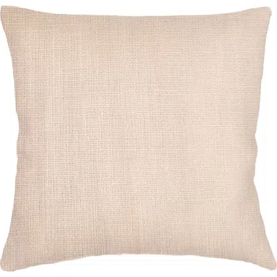 Anaya So Soft Linen Euro Pillow With Down Alternative Insert In Sandy Beige