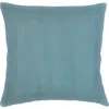 Anaya So Soft Linen Euro Pillow With Down Alternative Insert In Turquoise