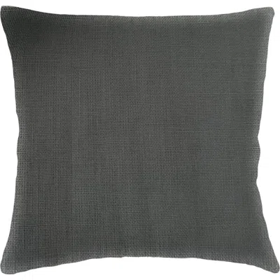 Anaya So Soft Linen Euro Pillow With Down Insert In Antique Grey
