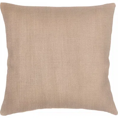 Anaya So Soft Linen Euro Pillow With Down Insert In Camel