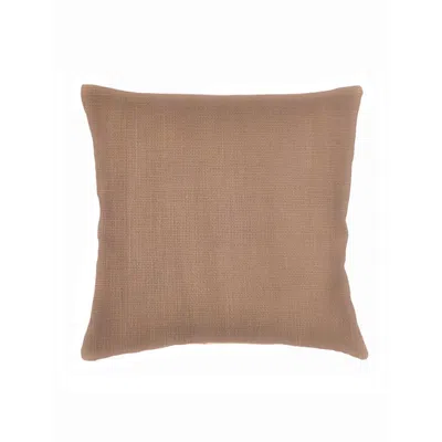 Anaya So Soft Linen Euro Pillow With Down Insert In Latte