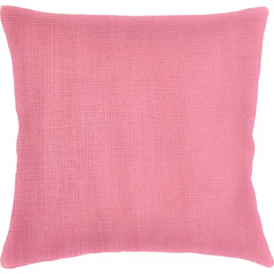 Anaya So Soft Linen Euro Pillow With Down Insert In Rouge