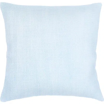 Anaya So Soft Linen Euro Pillow With Down Insert In Sky Blue