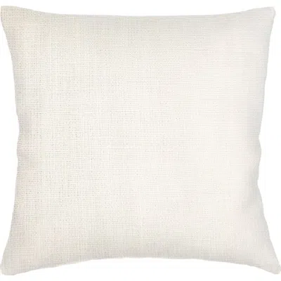 Anaya So Soft Linen Euro Pillow With Down Insert In White