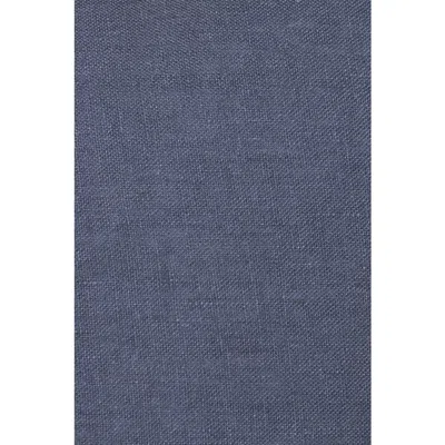 Anaya So Soft Linen Fringe Napkins In Blue