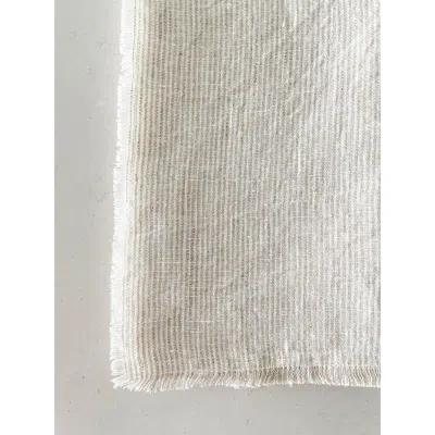 Anaya So Soft Linen Fringe Napkins In Neutral
