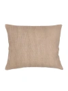 Anaya So Soft Linen Light Yellow Dutch Euro Pillow Cover Only In Camel