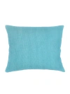 Anaya So Soft Linen Light Yellow Dutch Euro Pillow Cover Only In Caribbean