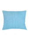 Anaya So Soft Linen Light Yellow Dutch Euro Pillow Cover Only In Surf