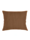 Anaya So Soft Linen Luxe Blue Dutch Euro Pillow With Down Alternative Insert