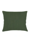Anaya So Soft Linen Luxe Blue Dutch Euro Pillow With Down Alternative Insert In Spruce