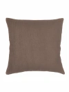 Anaya So Soft Linen Pillow Cover Only In Mocha Brown