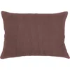 Anaya So Soft Linen Pillow Down Insert In Chestnut Brown