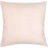Anaya So Soft Linen Euro Pillow With Down Alternative Insert In Light Pink