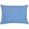 Anaya So Soft Linen Pillow Down Insert In Ocean Blue