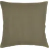Anaya So Soft Linen Pillow Down Insert In Olive Green