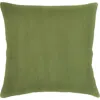 Anaya So Soft Linen Pillow Down Insert In Pure Green