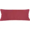 Anaya So Soft Linen Pillow Down Insert In Red