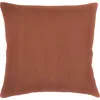 Anaya So Soft Linen Pillow Down Insert In Rustic Orange