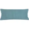 Anaya So Soft Linen Pillow Down Insert In Turquoise