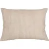 Anaya So Soft Linen Pillow Down Insert In Warm Beige