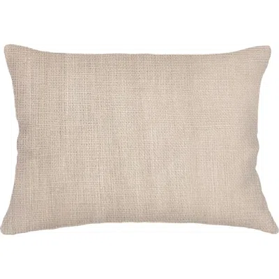 Anaya So Soft Linen Pillow Down Insert In Warm Beige