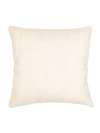 Anaya So Soft Linen Pillow With Down Insert In Ivory