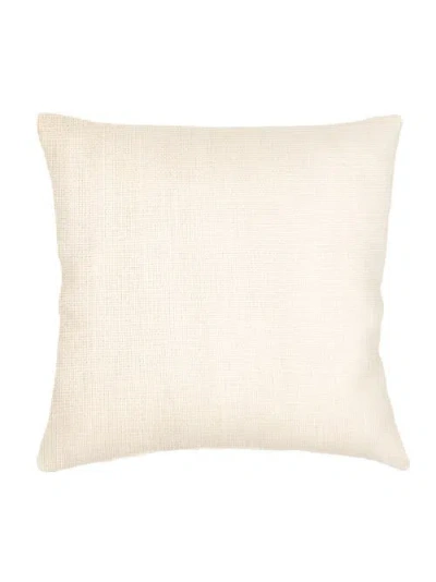 Anaya So Soft Linen Pillow With Down Insert In Ivory