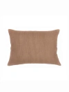 Anaya So Soft Linen Pillow With Down Insert In Latte