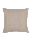 Anaya So Soft Linen Pillow With Down Insert In Rustic Beige