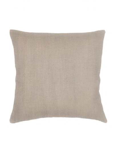 Anaya So Soft Linen Pillow With Down Insert In Rustic Beige