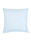 Anaya So Soft Linen Pillow With Down Insert In Sky Blue