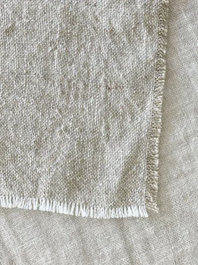 Anaya So Soft Linen Tablecloth In Neutral