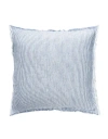Anaya So Soft Linen Striped Pillow In Blue And White