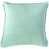 Anaya Soft Linen Euro Pillow 26x26 With Down Alternative Insert In Mint Green