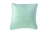 Anaya Soft Linen Euro Pillow 26x26 With Down Insert In Mint Green
