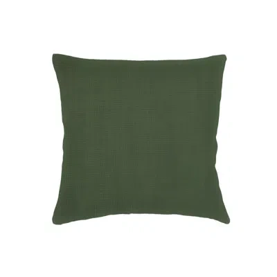 Anaya Spruce Green So Soft Linen Euro Pillow 26x26 With Down Alternative Insert