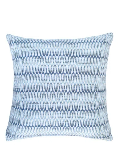 Anaya Summer Twist Indoor Outdoor Pillow In Blue