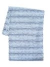 Anaya Summer Twist Indoor Outdoor Table Runner In Blue