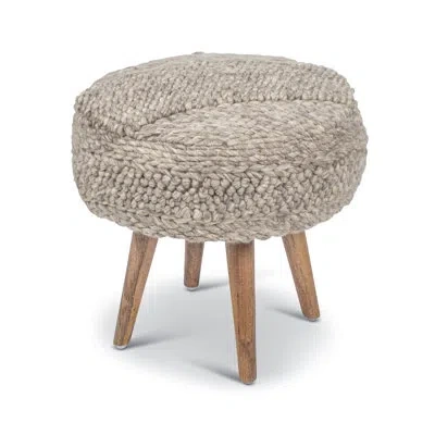 Anaya Textured Oversized Handwoven Stool
