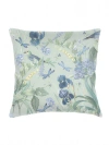 Anaya Tropical Paradise Linen Euro Pillow 26x26 With Down Insert In Aqua