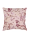 Anaya Tropical Paradise Linen Pillow With Down Insert In Pink